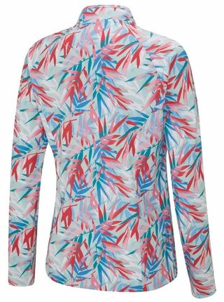 Ping Arwen Printed Longsleeve Damen Poloshirt, tropic refreat