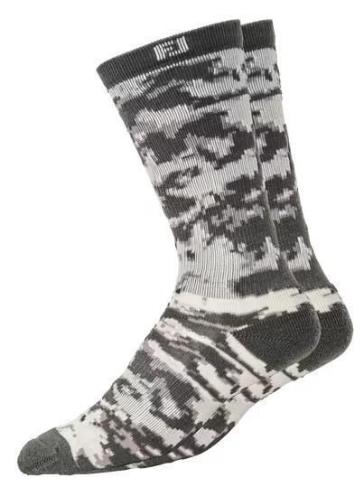 FootJoy ProDry Junior Crew Kindersocken, Paar, grau camo