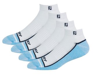 FootJoy ProDry Sport Herren Socken, 1Paar, weiss/blau