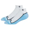FootJoy ProDry Sport Herren Socken, 1Paar, weiss/blau