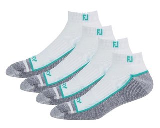 FootJoy ProDry Sport Herren Socken, 1Paar, weiss/mint