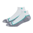 FootJoy ProDry Sport Herren Socken, 1Paar, weiss/mint