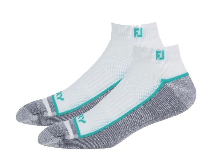 FootJoy ProDry Sport Herren Socken, 1Paar, weiss/mint