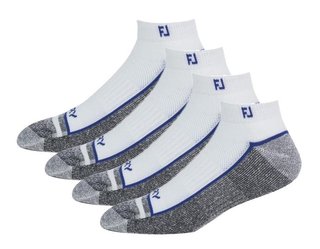 FootJoy ProDry Sport Herren Socken, 1Paar, weiss/lila