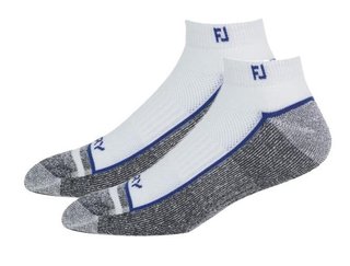 FootJoy ProDry Sport Herren Socken, 1Paar, weiss/lila