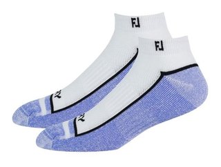FootJoy ProDry Sport Herren Socken, 1Paar, weiss/lila