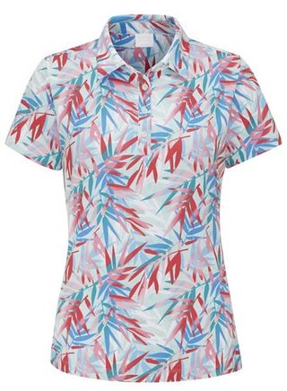 Ping  Aeria Printed Damen Poloshirt, tropic retreat