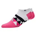 FootJoy ProDry Lightweight Low-Cut Fashion Damen Socken, weiß/pink/schwarz