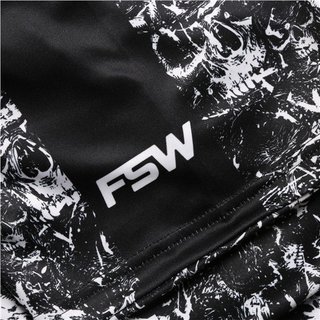 Fashion Sports Wear Skulls Herren Poloshirt, schwarz