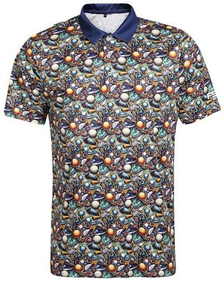 Fashion Sports Wear Bergen Herren Poloshirt, navy/green