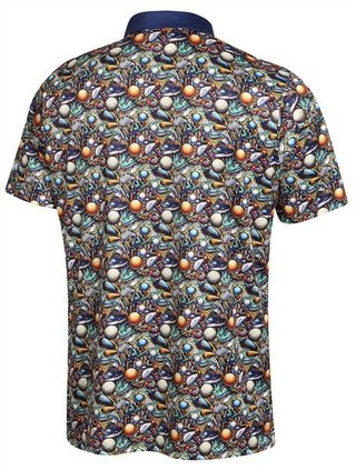 Fashion Sports Wear Bergen Herren Poloshirt, navy/green