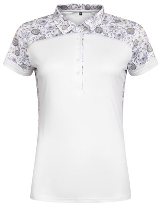Fashion Sports Wear Charlote Damen Poloshirt, weiss