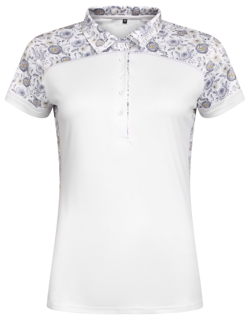 Fashion Sports Wear Charlote Damen Poloshirt, weiss