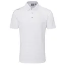PING Claude Camo Mesh Herren Polo, Weiß