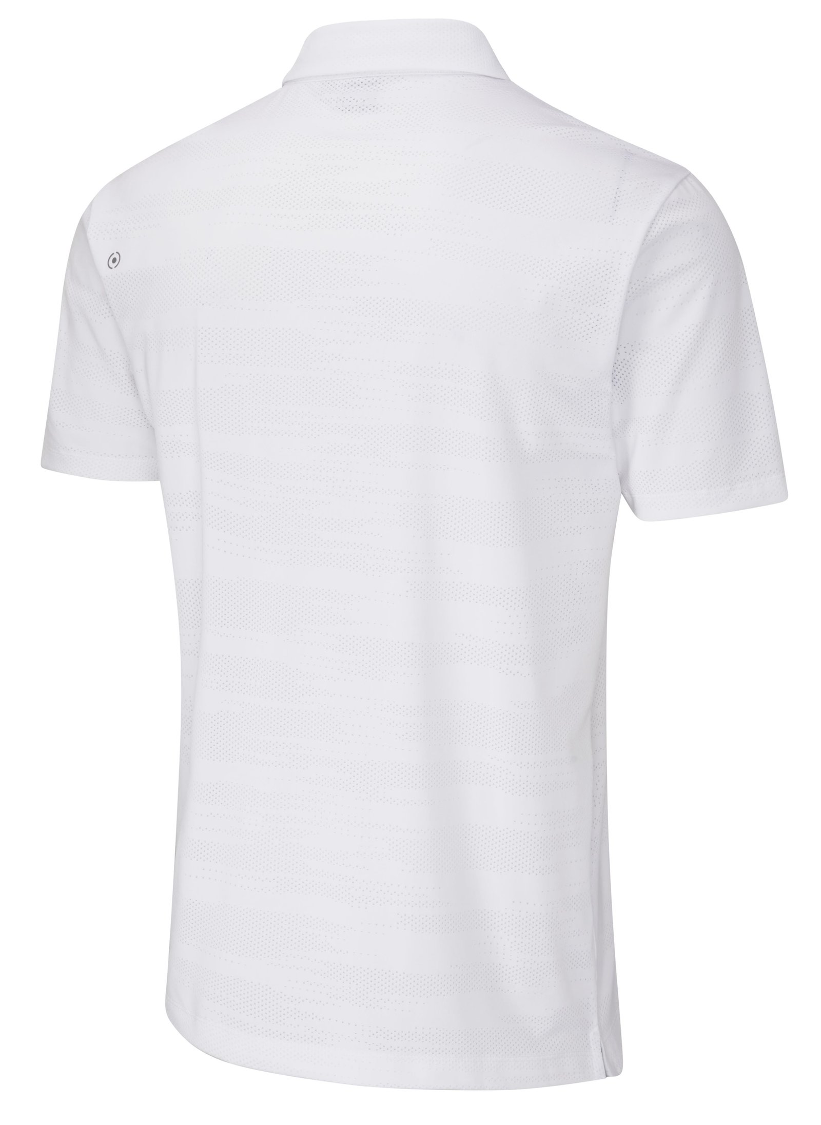 Ping Claude Camo Mesh Herren Poloshirt, weiss