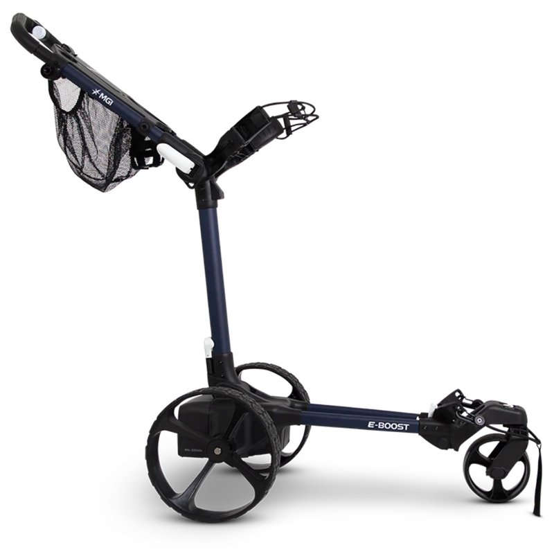 MGI E-Boost hybrid golf trolley 2026 elektrischer Trolley, matt navy