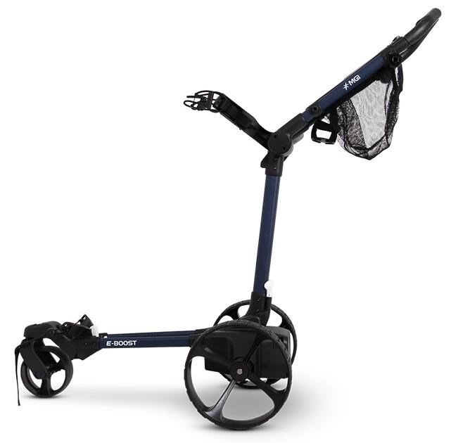 MGI E-Boost hybrid golf trolley 2026 elektrischer Trolley, matt navy