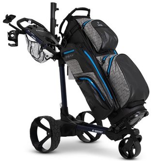 MGI E-Boost hybrid golf trolley 2026 elektrischer Trolley, matt navy