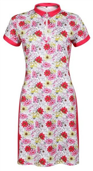 Fashion Sports Wear Cali Golfkleid, weiss/rot