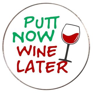 Best of America Putt now wine later Ballmarker