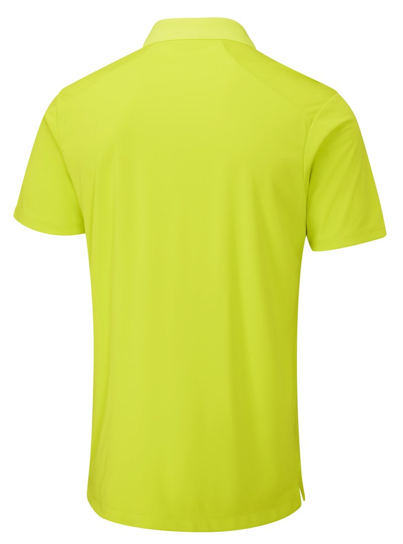 PING Lindum Herren Poloshirt, Lime