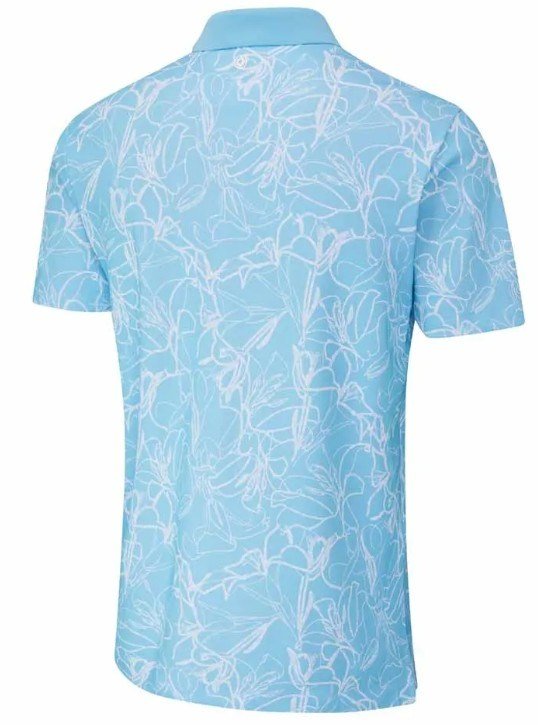 Ping Orlando Herren Poloshirt, baltic sea/white