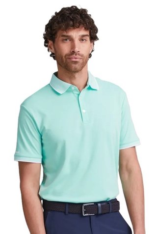 Ping Gideon Herren Poloshirt, green bay marl