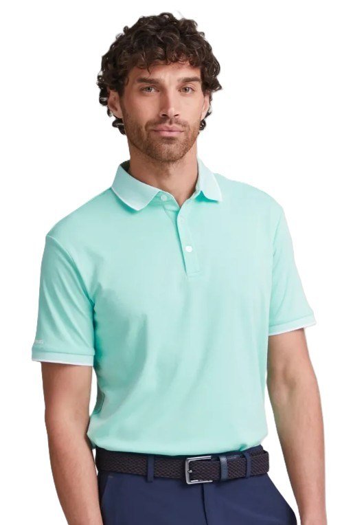 Ping Gideon Herren Poloshirt, green bay marl