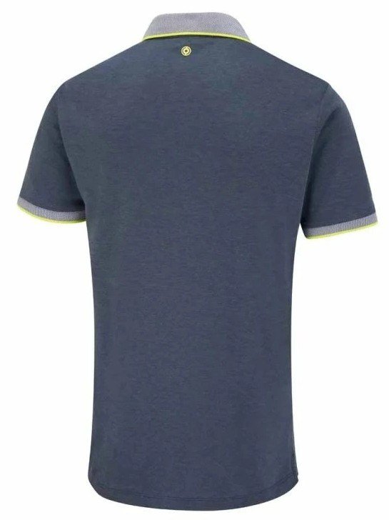 Ping Gideon Herren Poloshirt, light navy marl