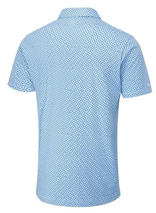 Ping Ephron Printed Herren Poloshirt, baltic sea multi