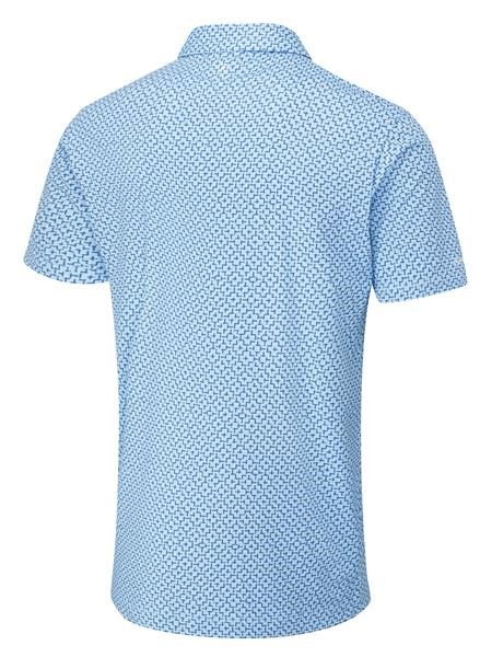 Ping Ephron Printed Herren Poloshirt, baltic sea multi