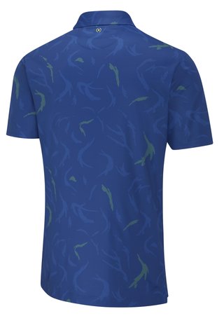 Ping Ephron Printed Herren Poloshirt, inky multi