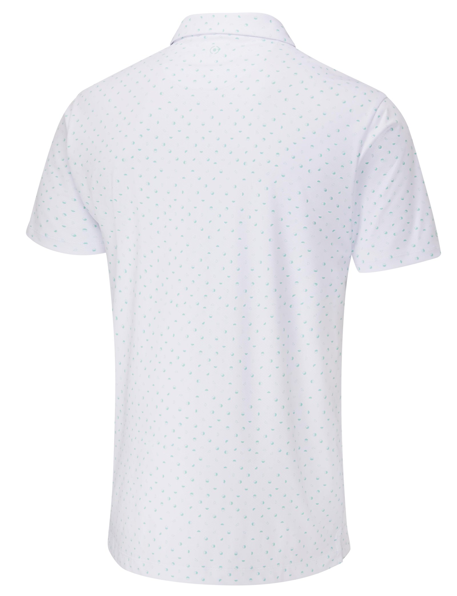 Ping Ephron Printed Herren Poloshirt, weiss/grün bay multi
