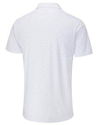 Ping Ephron Printed Herren Poloshirt, weiss/grün bay multi