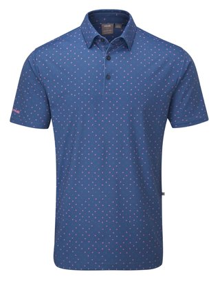 Ping Ephron Printed Herren Poloshirt, stellar multi