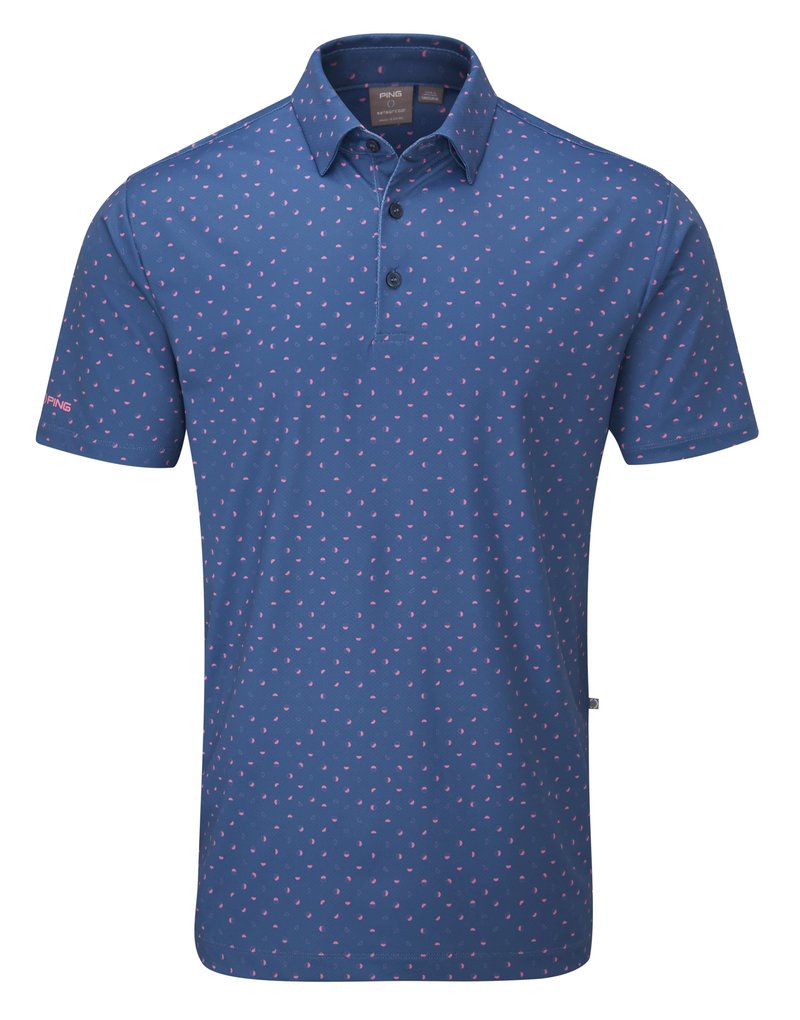 Ping Ephron Printed Herren Poloshirt, stellar multi