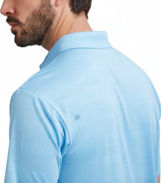 PING Claude Camo Mesh Herren Polo, baltic sea