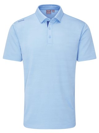 PING Claude Camo Mesh Herren Polo, baltic sea