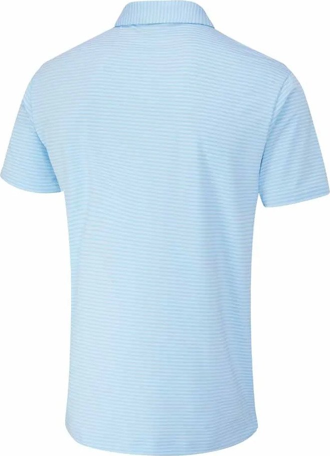 PING Langford Herren Polo, Baltic Sea/White