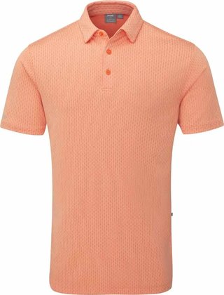 PING Hershel Herren Polo, Wild Salmon Multi