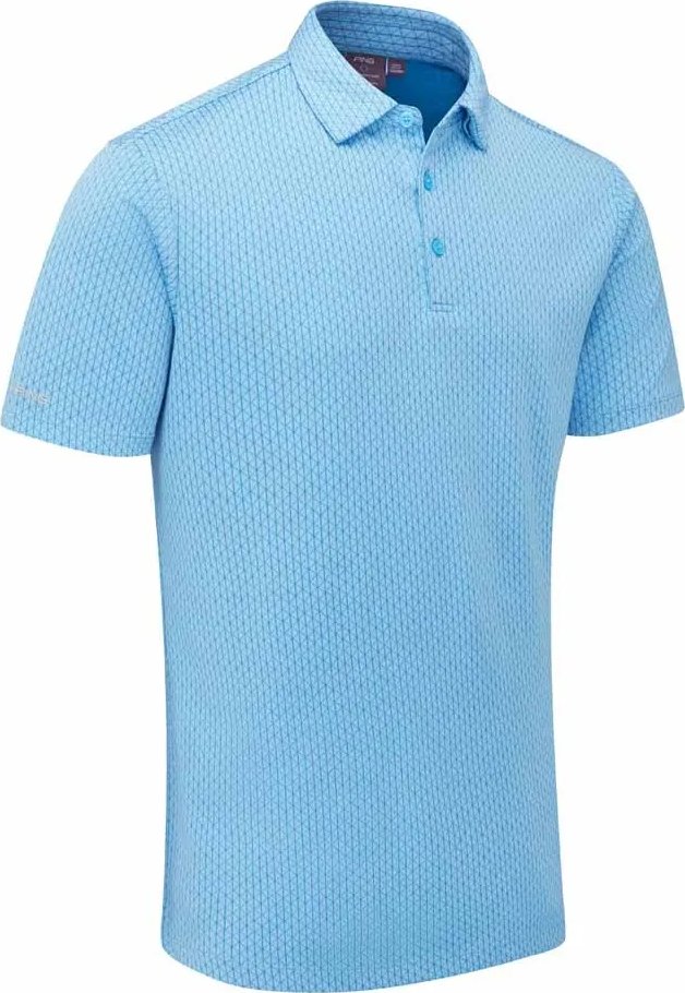 PING Hershel Herren Polo, Baltic Sea Multi
