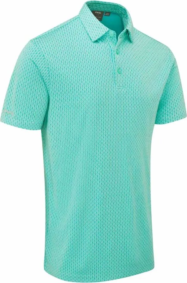 PING Hershel Herren Polo, green bay multi