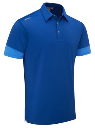 Ping Ty Herren Poloshirt, inky/bright cobalt