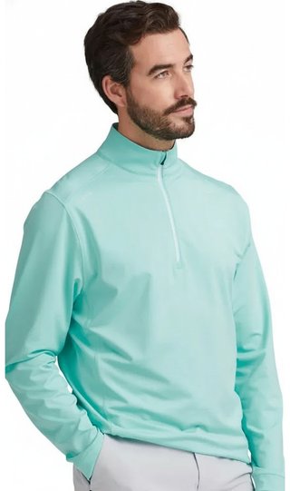 PING Latham Half Zip Herren Midlayer, green bay