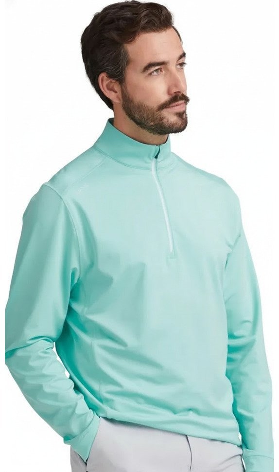 PING Latham Half Zip Herren Midlayer, green bay