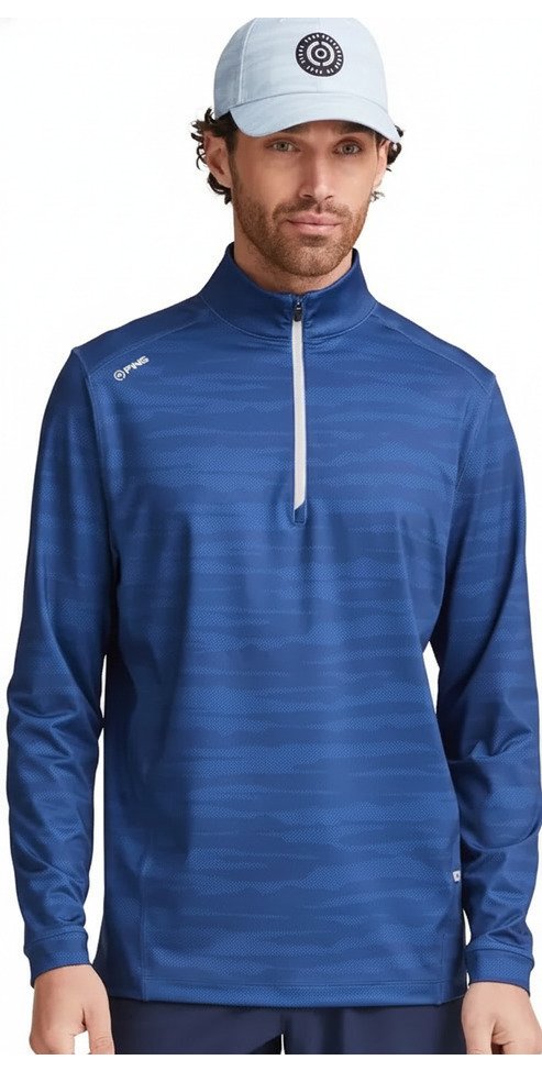 PING Latham Half Zip Herren Midlayer, inky multi
