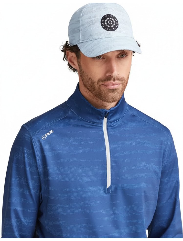 PING Latham Half Zip Herren Midlayer, inky multi