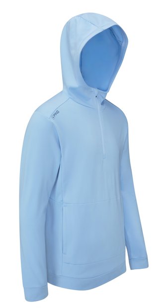 Ping Haldon Hooded Fleece Herren Sweatshirt, baltic sea