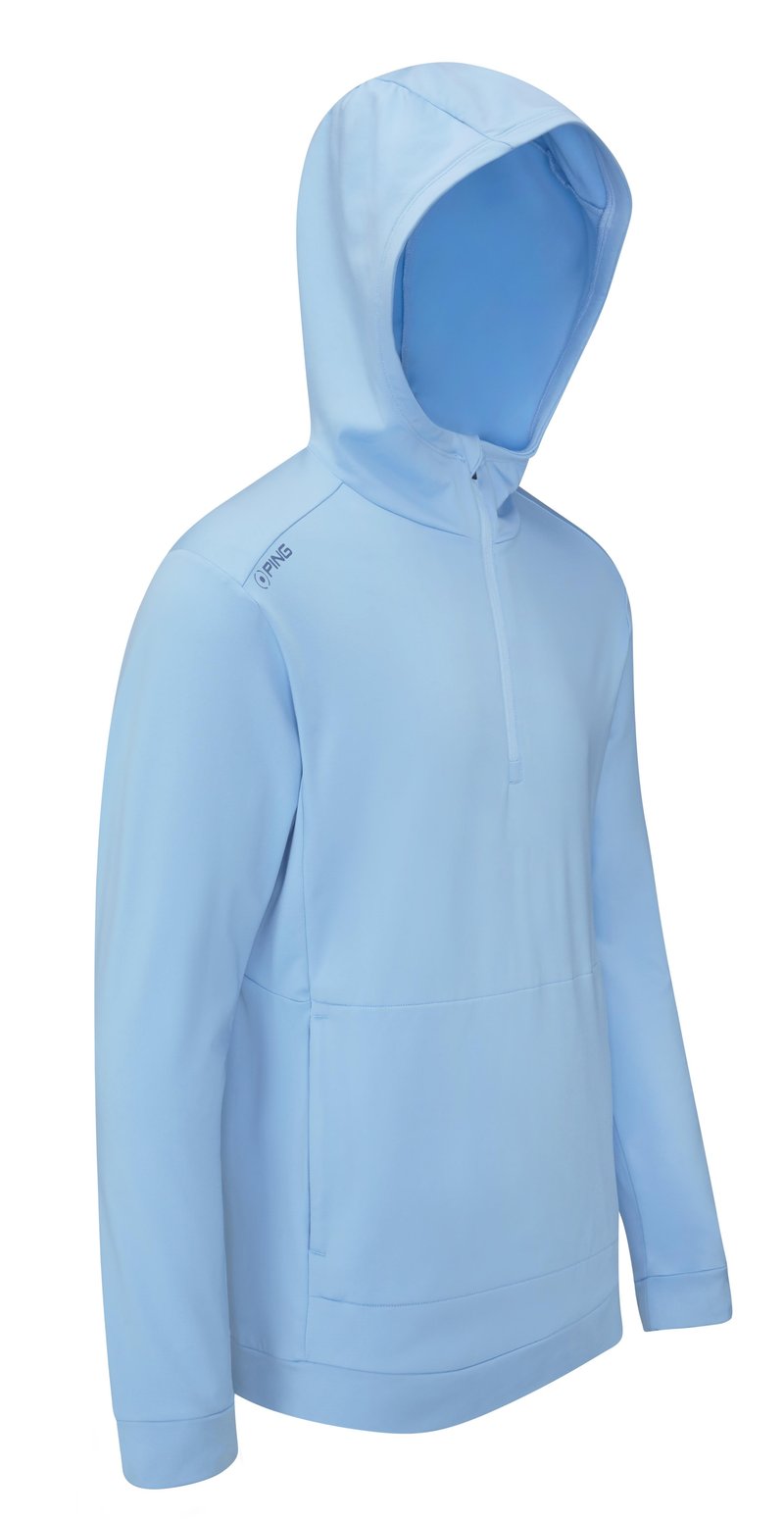 Ping Haldon Hooded Fleece Herren Sweatshirt, baltic sea