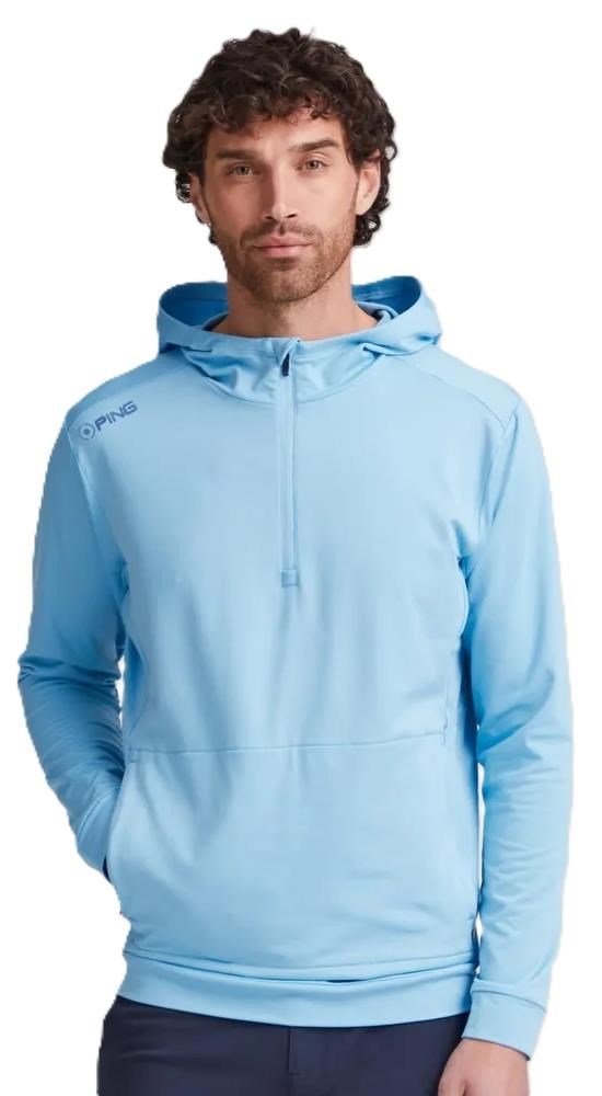 Ping Haldon Hooded Fleece Herren Sweatshirt, baltic sea